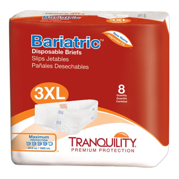 Tranquility Bariatric 3X-Large Disposable Heavy Absorbency Incontinence Brief by Tranquility, Part Number 2190