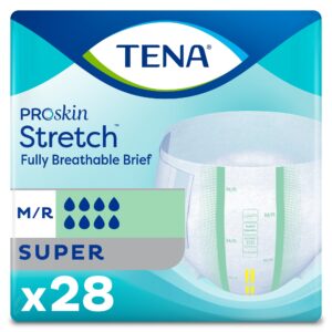 TENA ProSkin Stretch Super Medium Adult Incontinence Brief Part #67902 by TENA