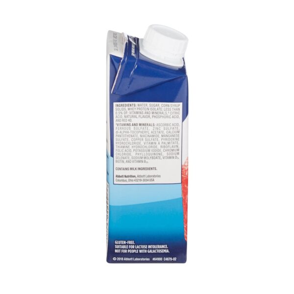 Ensure Clear Mixed Berry Flavor Liquid Oral Supplement - 8 oz. Reclosable Carton by Abbott (Part Number 64900) - Image 4