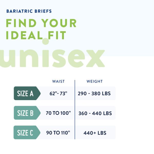 Prevail Bariatric Size C Unisex Adult Incontinence Brief with Heavy Absorbency * Disposable, Breathable Design, and Odor Control - Image 2
