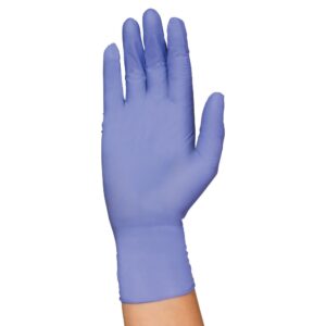 PremierPro Plus X-Large Nitrile Exam Gloves by BrandName * Textured Fingertips, Standard Cuff, Chemo Tested, Blue