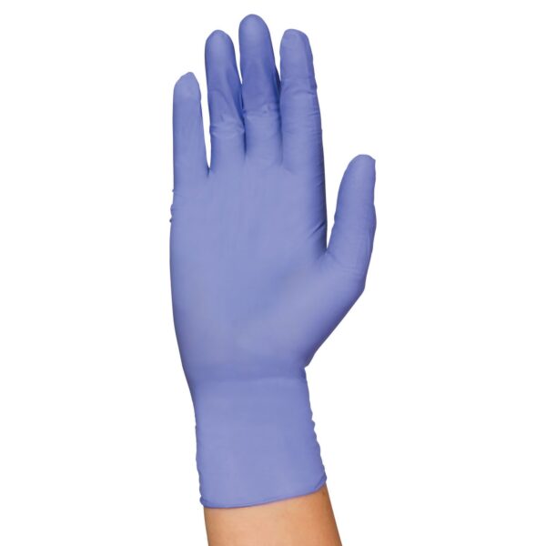 PremierPro Plus X-Large Nitrile Exam Gloves by BrandName * Textured Fingertips, Standard Cuff, Chemo Tested, Blue