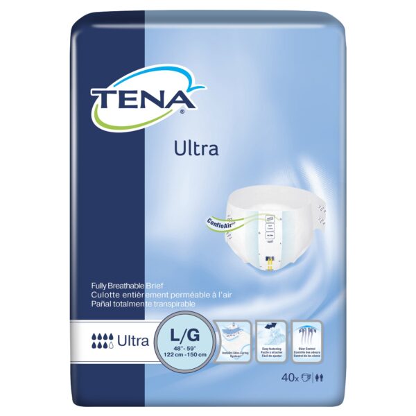 TENA Ultra Large Unisex Adult Incontinence Brief Model 67351 with Breathable Technology - Image 2