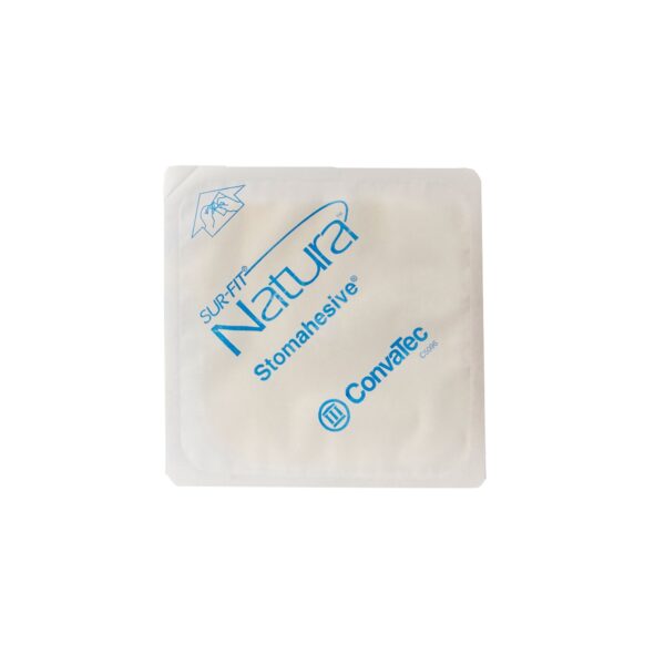 Sur-Fit Natura Part 365733 Ostomy Barrier - Extended Wear, Trim-to-Fit Hydrocolloid, 4 x 4 Inches, Green - Image 3
