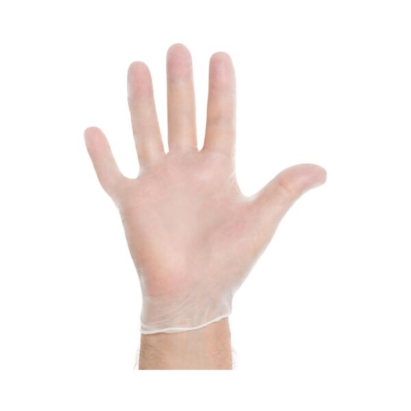 Halyard Exam Glove 55033 Large Non-Sterile Vinyl Standard Cuff Clear