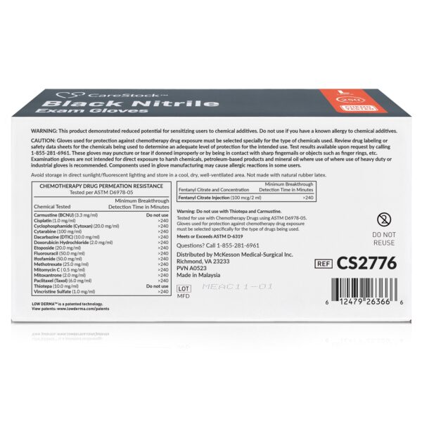 CareStock Large NonSterile Nitrile Exam Gloves with Textured Finish and Secure Fit - Image 10