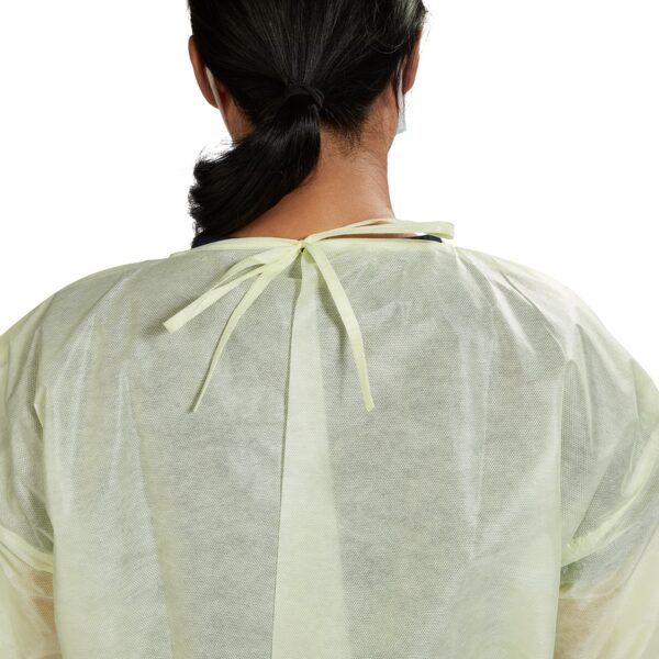 McKesson X-Large Yellow NonSterile AAMI Level 2 Disposable Protective Procedure Gown (Part Number 16-L2NWT6Y-XL) - Image 3