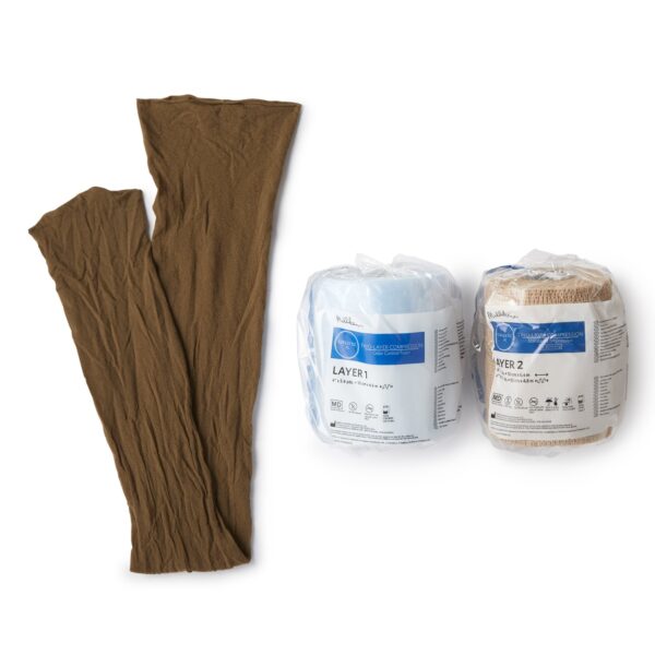 CoFlex TLC XL Two-Layer Compression Bandage System by 3M with Indicators, 4 Inch x 5-2/5 Yards & 4 Inch x 7 Yards, Tan, Non-Sterile - Image 3