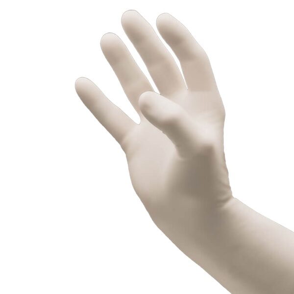 Exam Glove NitriDerm COATS Small NonSterile Nitrile Standard Cuff Fully Textured White - Image 3