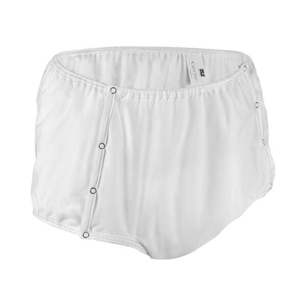 Snap-on CareFor? Unisex Adult Incontinence Brief - Medium Reusable Heavy Absorbency - Part Number 2000MED