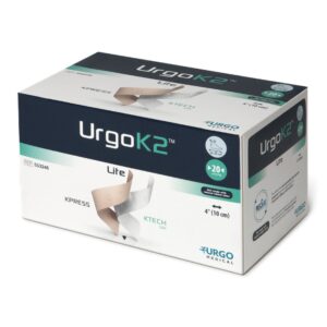 URGOK2 Lite 2 Layer Compression Bandage System * Large, 20 mmHg, Self-Adherent, Tan/White/Pink by URGO