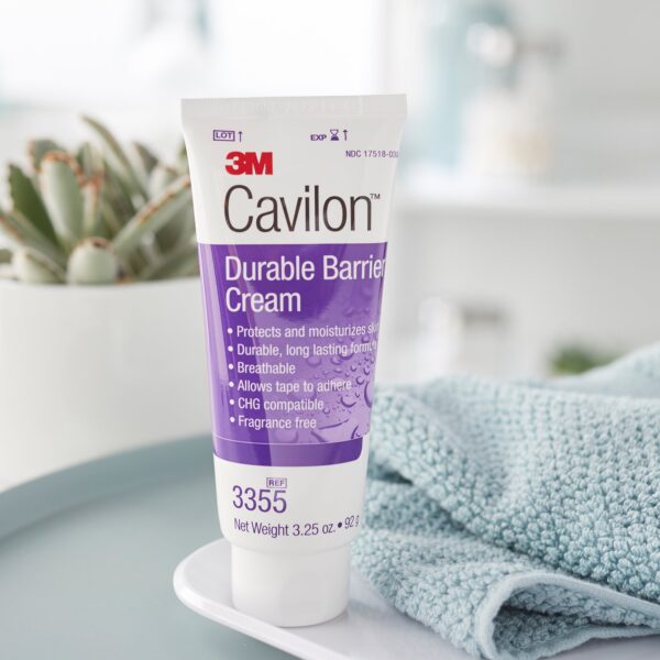 3M Cavilon Skin Protectant Unscented Cream 3.25 oz Tube - CHG Compatible Barrier Solution - Image 7