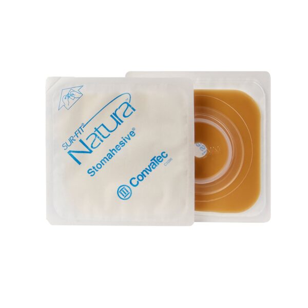 Sur-Fit Natura Part 365733 Ostomy Barrier - Extended Wear, Trim-to-Fit Hydrocolloid, 4 x 4 Inches, Green - Image 4