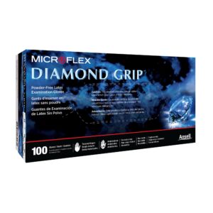 Microflex Diamond Grip XL Exam Gloves by Kimberly-Clark * NonSterile Latex with Textured Fingertips