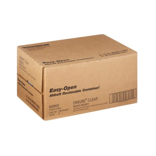 Ensure Clear Mixed Berry Flavor Liquid Oral Supplement - 8 oz. Reclosable Carton by Abbott (Part Number 64900) - Image 5