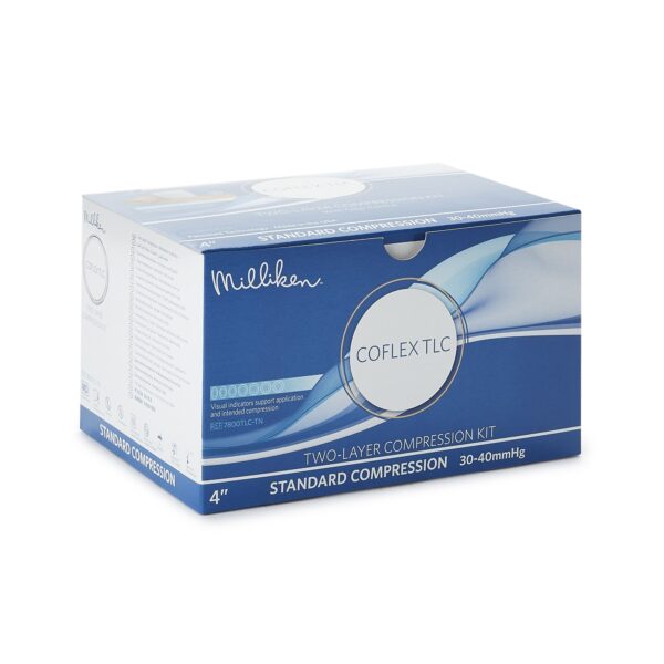 CoFlex TLC 2-Layer Compression Bandage System by Smith & Nephew * 4 Inch x 3.4 Yard & 4 Inch x 5.1 Yard Self-Adherent, Pull-On Closure, Tan - Image 2