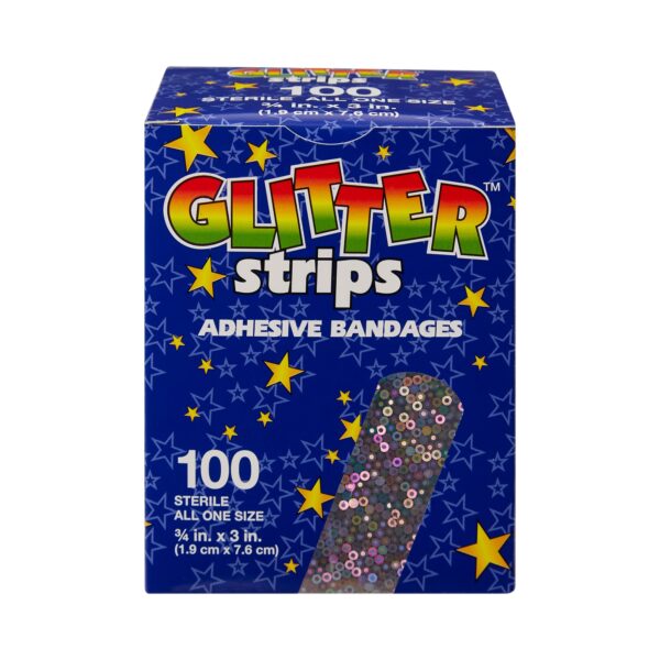 Glitter* Stat Strip? 3/4 x 3 Inch Plastic Adhesive Bandages * Kid-Friendly Design by Glitter* Stat - Image 2