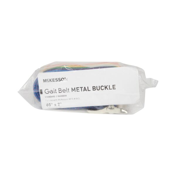 McKesson Gait Belt with Rainbow Pattern, 60 Inch Length, Polyester, Part Number 863
