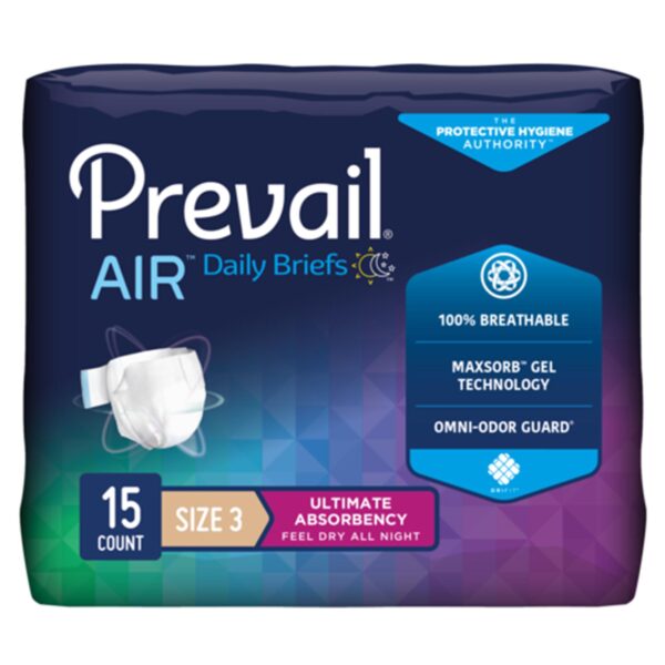 Prevail Air Unisex Adult Incontinence Brief Size 3 / X-Large by Prevail, Part Number PVBNG-014CA