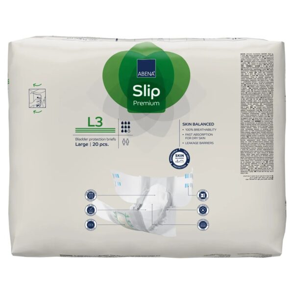 Abena Slip Premium L3 Large Unisex Adult Incontinence Brief with Heavy Absorbency - Image 5