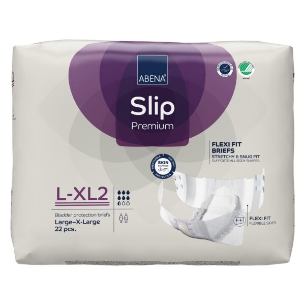 Abena Slip Flexi Fit Large / X-Large Unisex Adult Incontinence Brief - Heavy Absorbency, 2,900 mL Capacity - Image 2