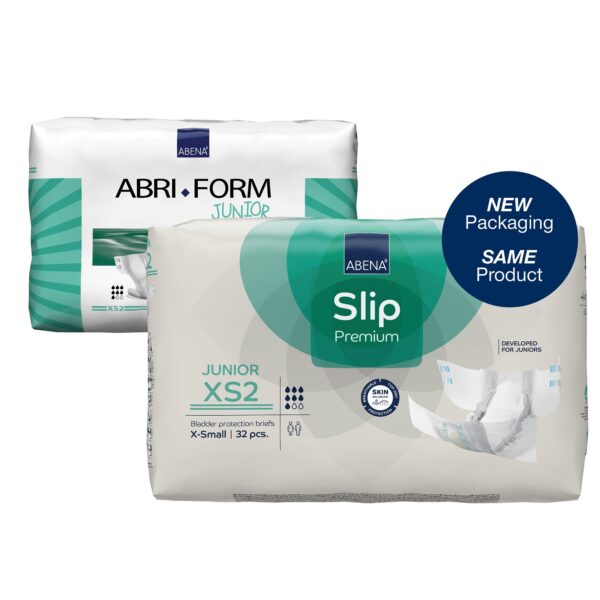 Abena Slip Premium Junior XS2 Unisex Youth Incontinence Brief - Heavy Absorbency, Latex-Free, 50 oz Capacity - Image 2