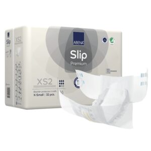Abena Slip Premium XS2 Unisex Adult Incontinence Brief * Heavy Absorbency, Extra Small (19-23 inch hips)