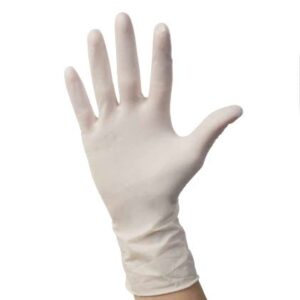 Positive Touch X-Large Non-Sterile Latex Exam Gloves by Brand 8844XL - Fully Textured Ivory, 9.3-Inch Length