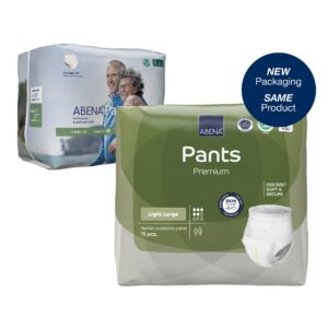Abena Pants Part 1117086 - Unisex Adult Absorbent Underwear with Moderate Absorbency, Large Size