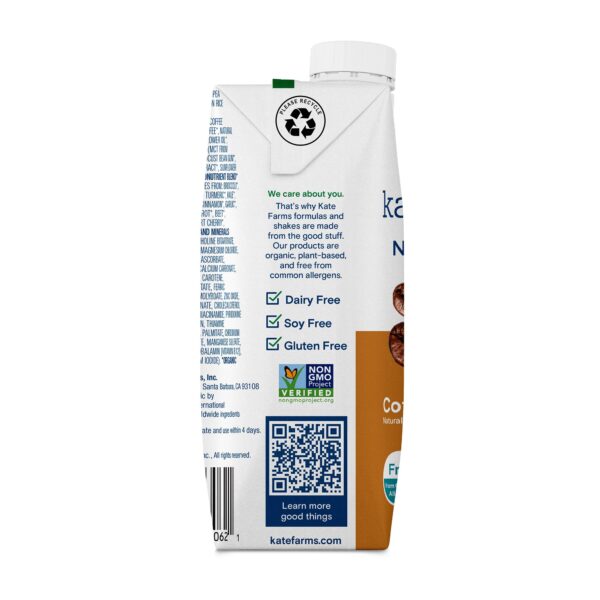 Kate Farms Nutrition Shake Coffee Flavor Liquid - 11 oz. Carton - Image 3