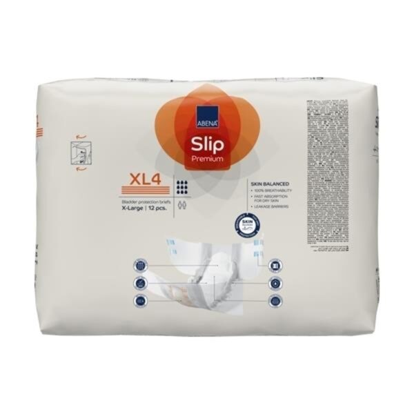 Abena Slip Premium XL4 Unisex Adult Incontinence Brief * Heavy Absorbency, 43-67 Inch Hips - Image 6