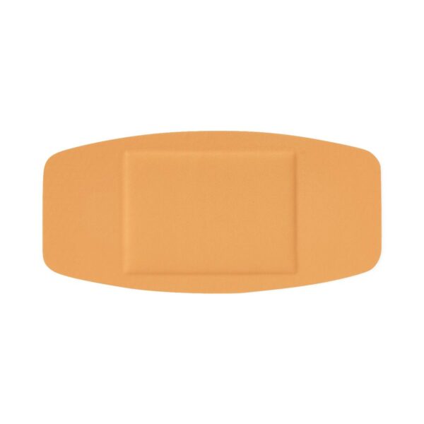 Curad Adhesive Strip 2 x 4 Inch Plastic Rectangle Bandages - Sterile Tan First Aid Wound Cover - Image 5