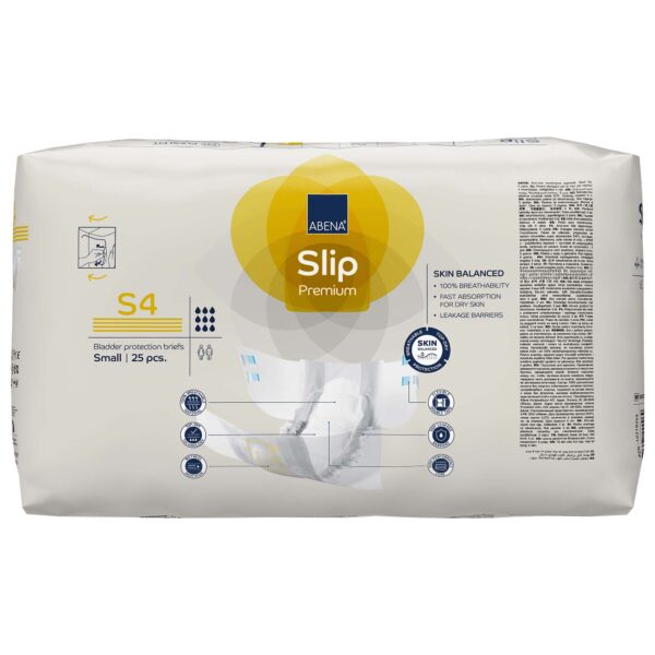 Abena Slip Premium S4 Small Unisex Adult Incontinence Brief with 2,200 mL Absorbency - Image 5