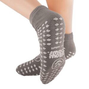 Pillow Paws 360 Imprint Unisex Adult Slipper Socks by CS, Size 2X-Large with All-Around Tread