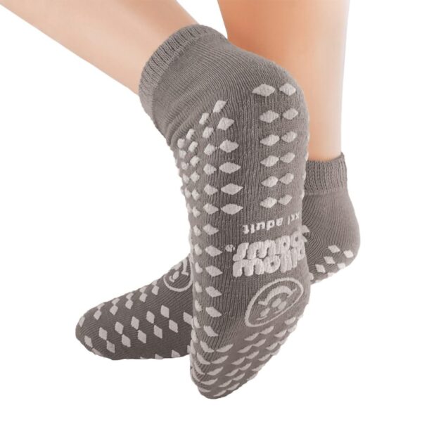 Pillow Paws 360 Imprint Unisex Adult Slipper Socks by CS, Size 2X-Large with All-Around Tread