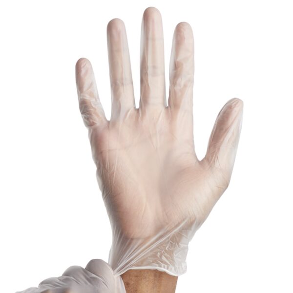 Trilon X-Large NonSterile Vinyl Exam Gloves - Clear, Standard Cuff, Prop 65 Compliant - Image 2
