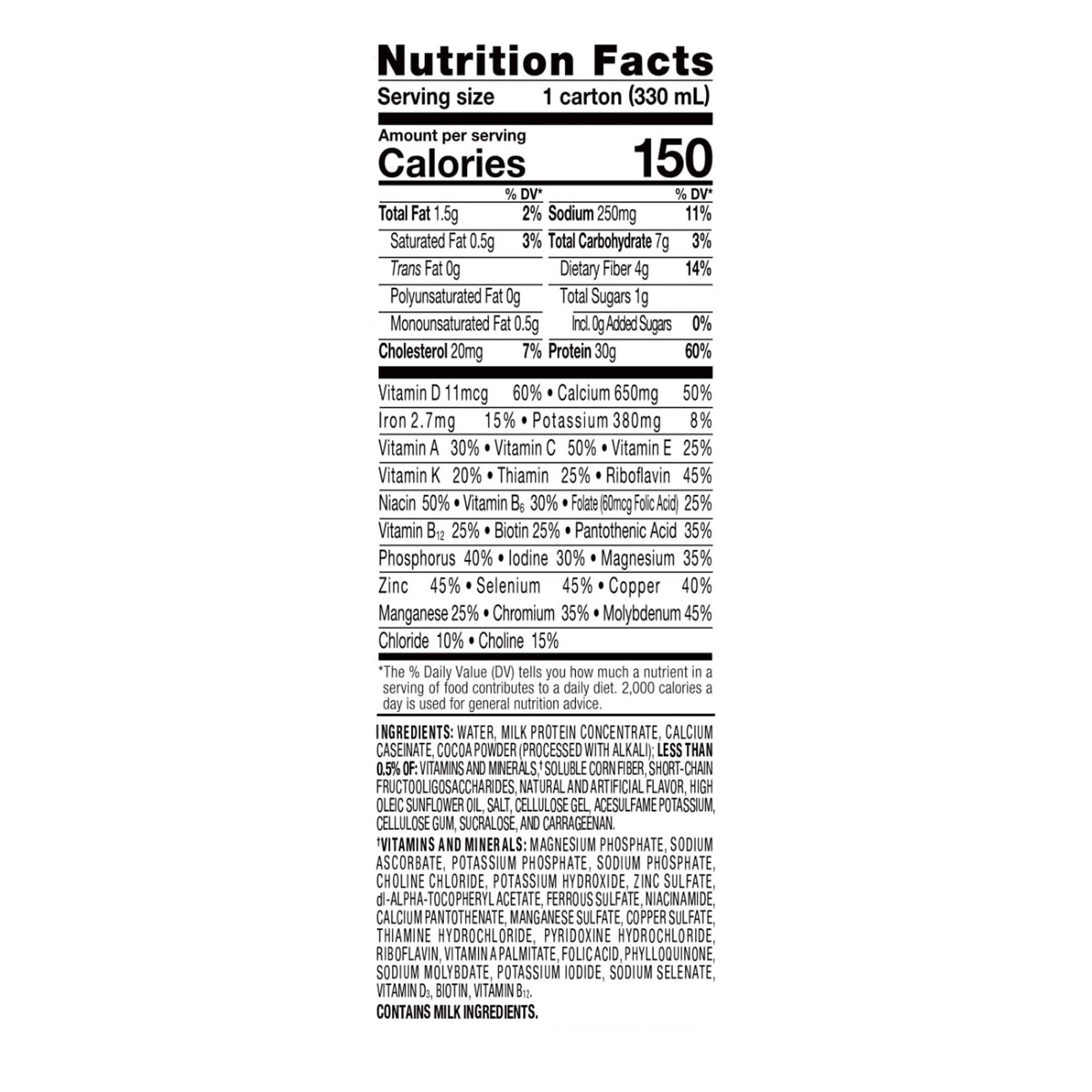 Ensure Max Protein Milk Chocolate Nutrition Shake 11 oz. Reclosable Carton
