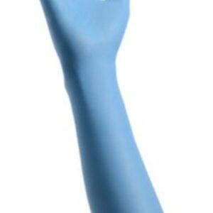 Cardinal Health Exam Glove 88NDM - Medium Non-Sterile Nitrile Decontamination Gloves with Extended Cuff, Blue, Chemotherapy Tested