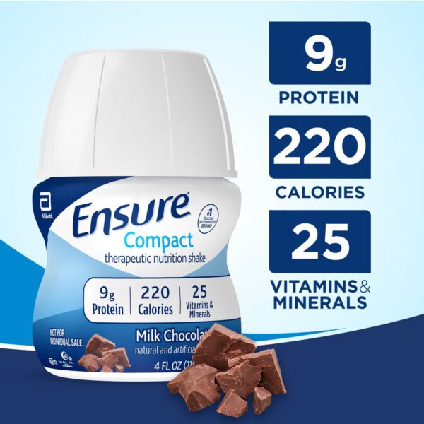 Ensure Compact Therapeutic Nutrition Shake Milk Chocolate Flavor by Abbott, Part Number 64362 - Image 4