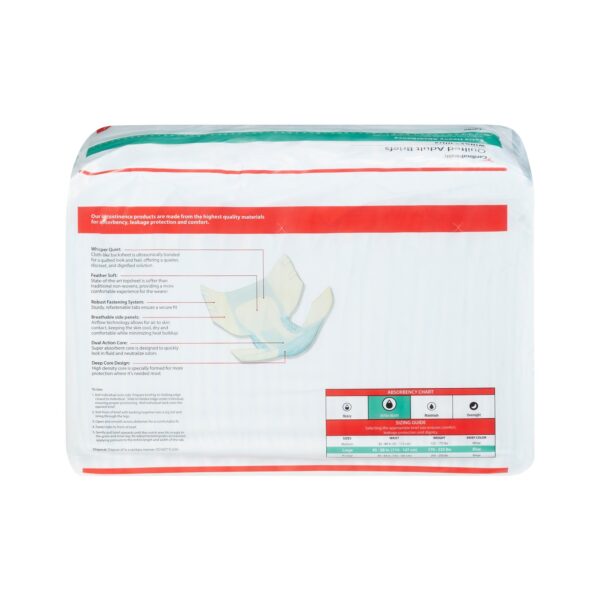 Abena Unisex Adult Incontinence Brief Wings - Ultra Large Disposable Heavy Absorbency, Part #77074 - Image 2