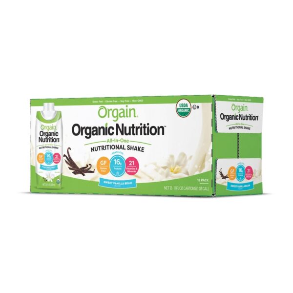 Orgain Organic Nutritional Shake Vanilla Bean Flavor 11 oz - Supports Immune Health & Protein Intake - Image 3