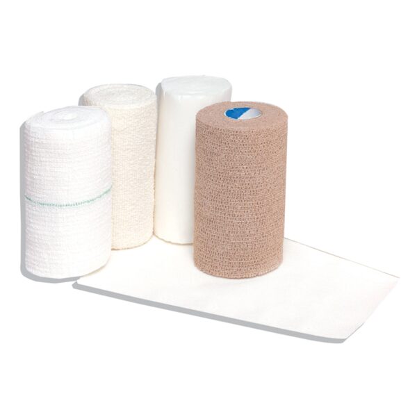 3M Profore LF 4-Layer Compression Bandage System - Self-Adherent, Tan/White, Standard Size - Image 3