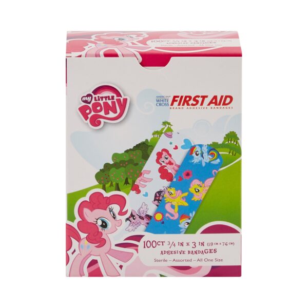 Stat Strip? My Little Pony Kid Design Adhesive Bandages, 3/4 x 3 Inch, 100 Count - Image 4