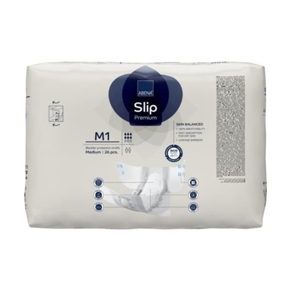 Abena Slip Premium M1 Medium Unisex Adult Incontinence Brief * Heavy Absorbency, 2,000 mL Capacity - Image 5