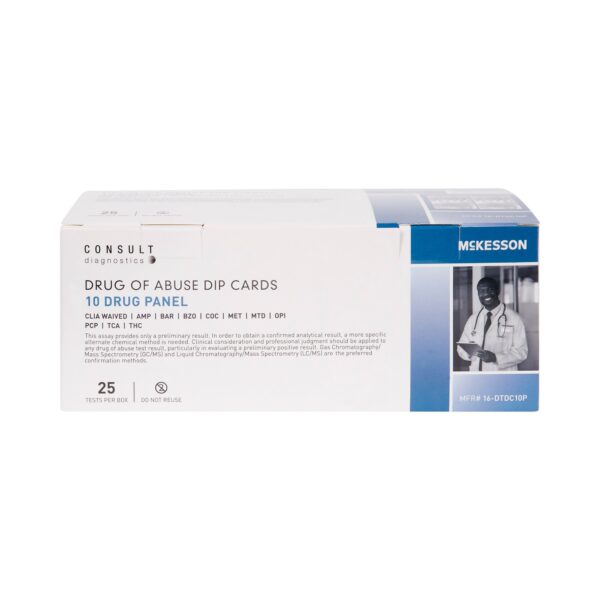 McKesson Consult Drugs of Abuse Test Kit Part 16-DTDC10P * 25 Urine Drug Screening Tests - Image 3