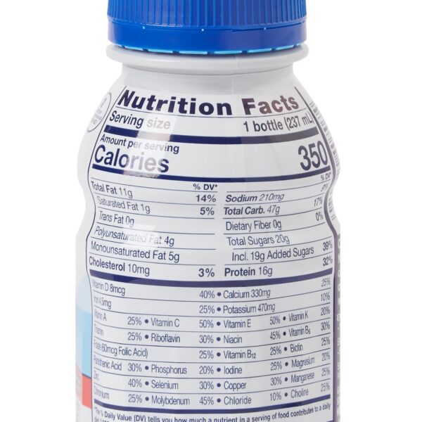 Ensure Plus Oral Nutrition Shake Vanilla Flavor by Abbott - 8 oz. Liquid Bottle, Part #57263 - Image 3