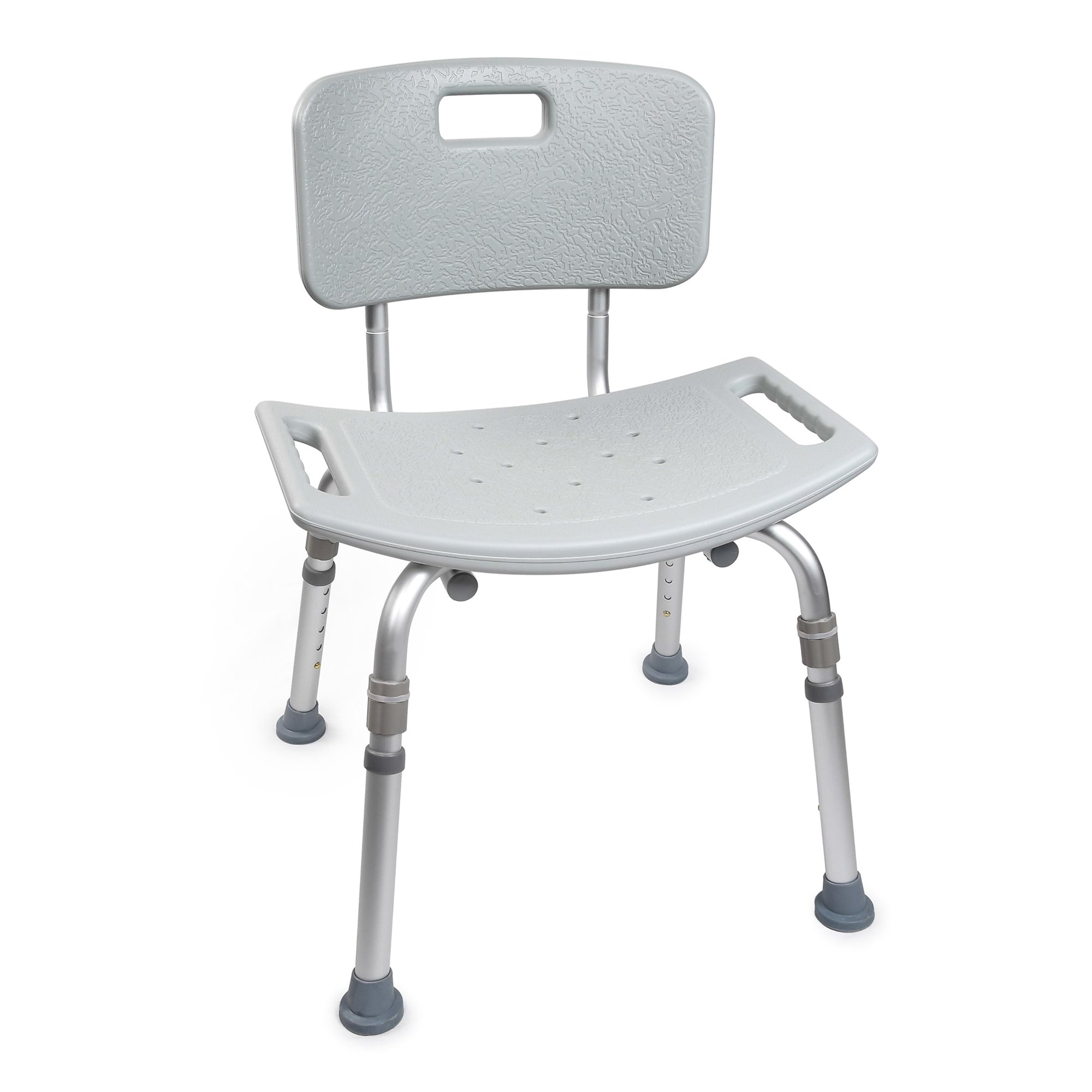 McKesson Bath Bench with Aluminum Frame and Removable Backrest - 19-1/4 Inch Seat Width, 400 lb Capacity