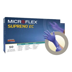 Supreno EC X-Large Nitrile Exam Gloves with Extended Cuff - Blue, Chemo and Fentanyl Tested