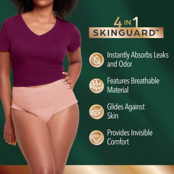 Depend Silhouette X-Large Disposable Heavy Absorbency Female Adult Underwear - Image 6