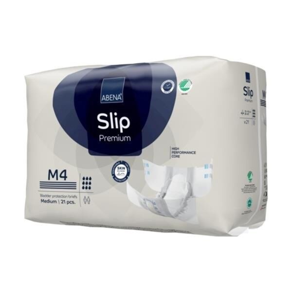 Abena Slip Premium M4 Unisex Adult Incontinence Brief - Heavy Absorbency, Medium Size - Image 4